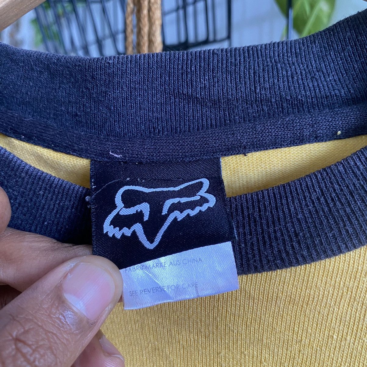 Fox Racing Thrashed Vintage Y2K Fox Racing Motocross ERD GRUNGE L/S TEE Size US M / EU 48-50 / 2 - 6 Thumbnail