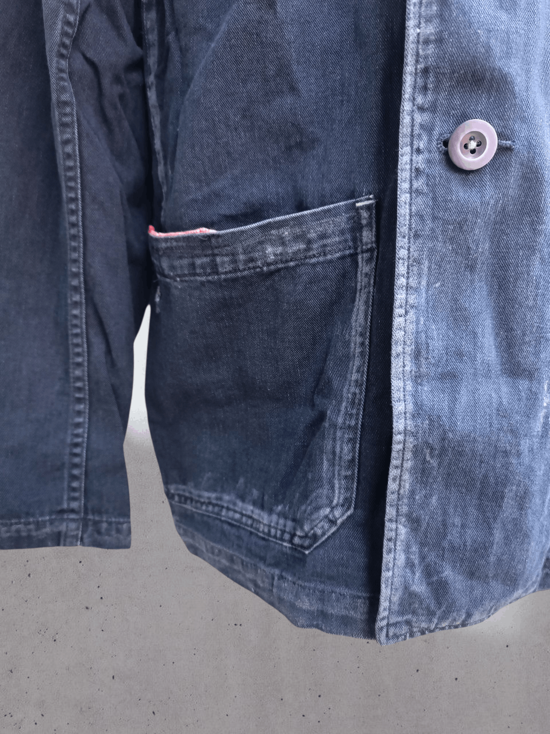 45rpm 45rpm Indigo Distressed Work Jacket Size US L / EU 52-54 / 3 - 5 Thumbnail