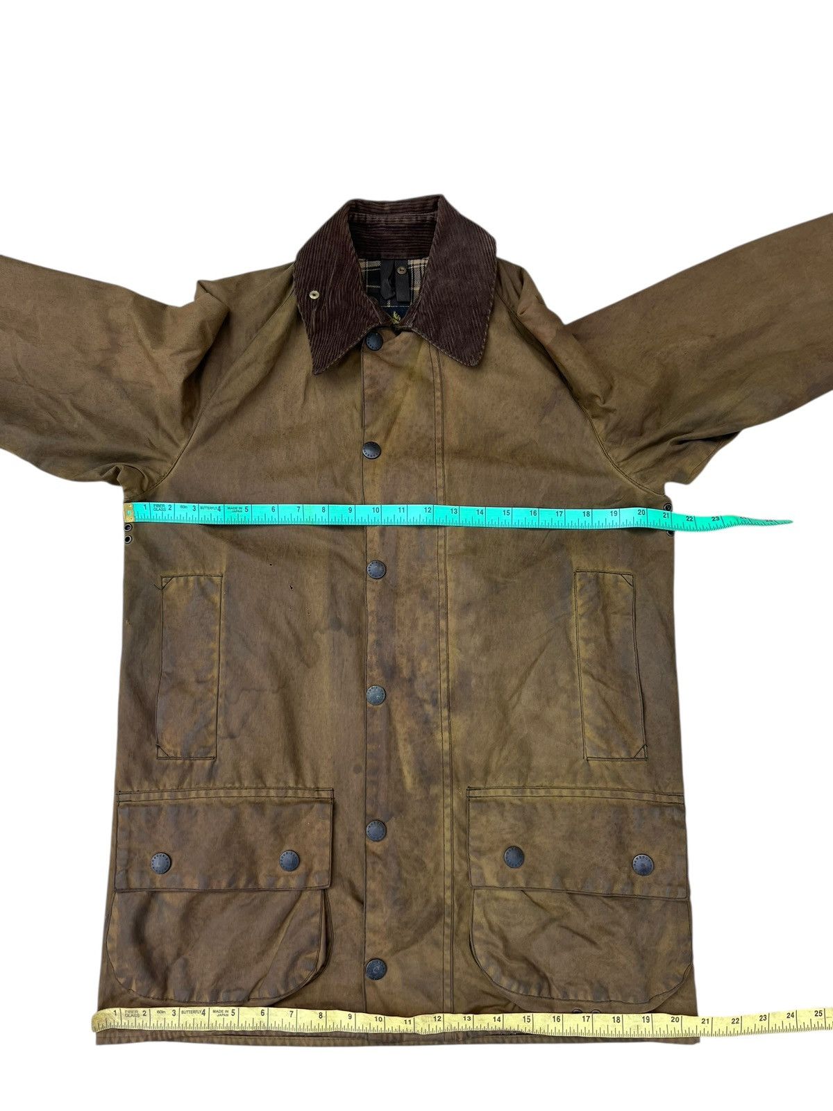 Barbour Trashed Vintage Barbour Beaufort Distressed Waxed Jacket Size US S / EU 44-46 / 1 - 4 Thumbnail