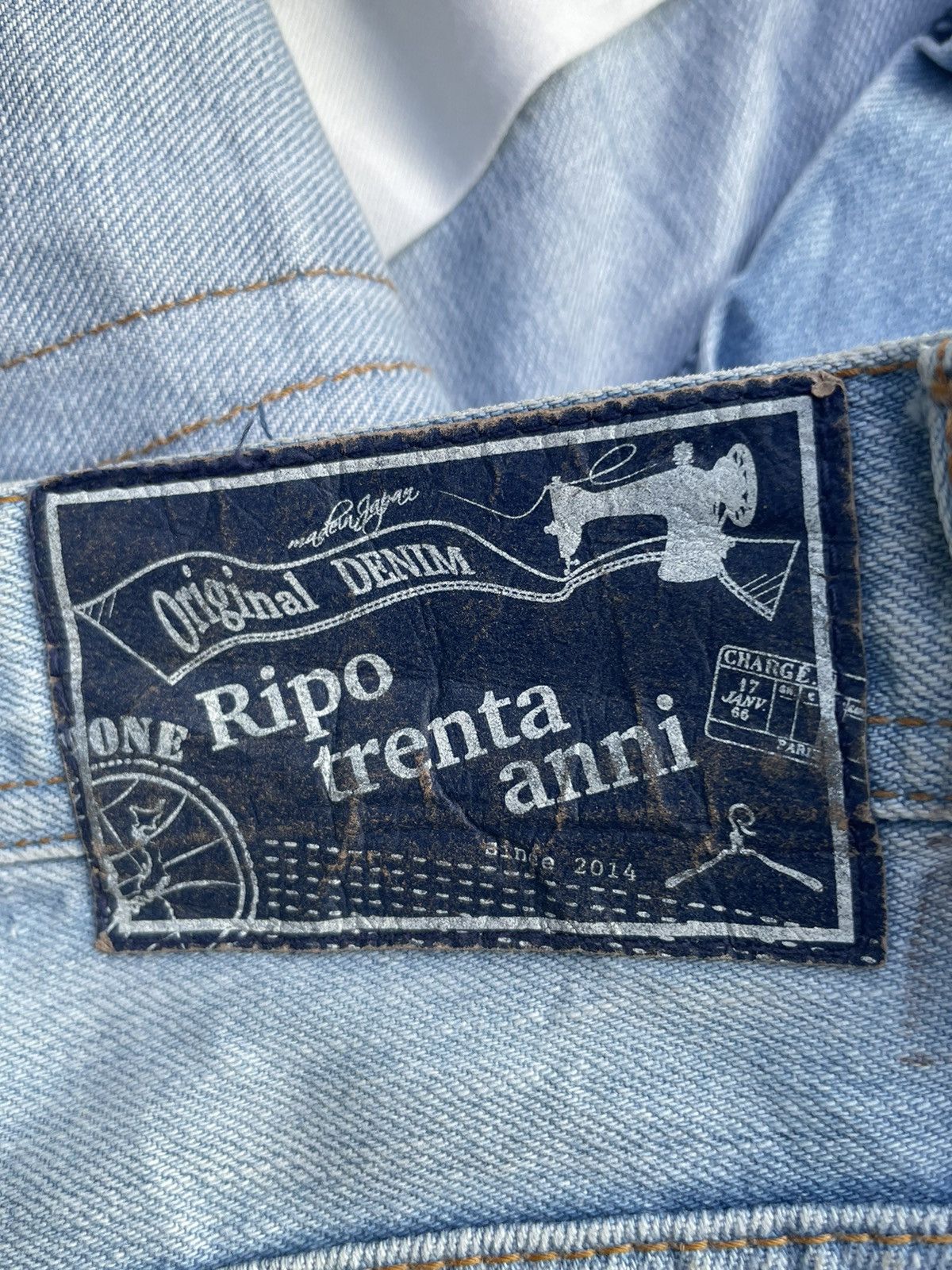 Ripo Trenta Anni Distresed Denim