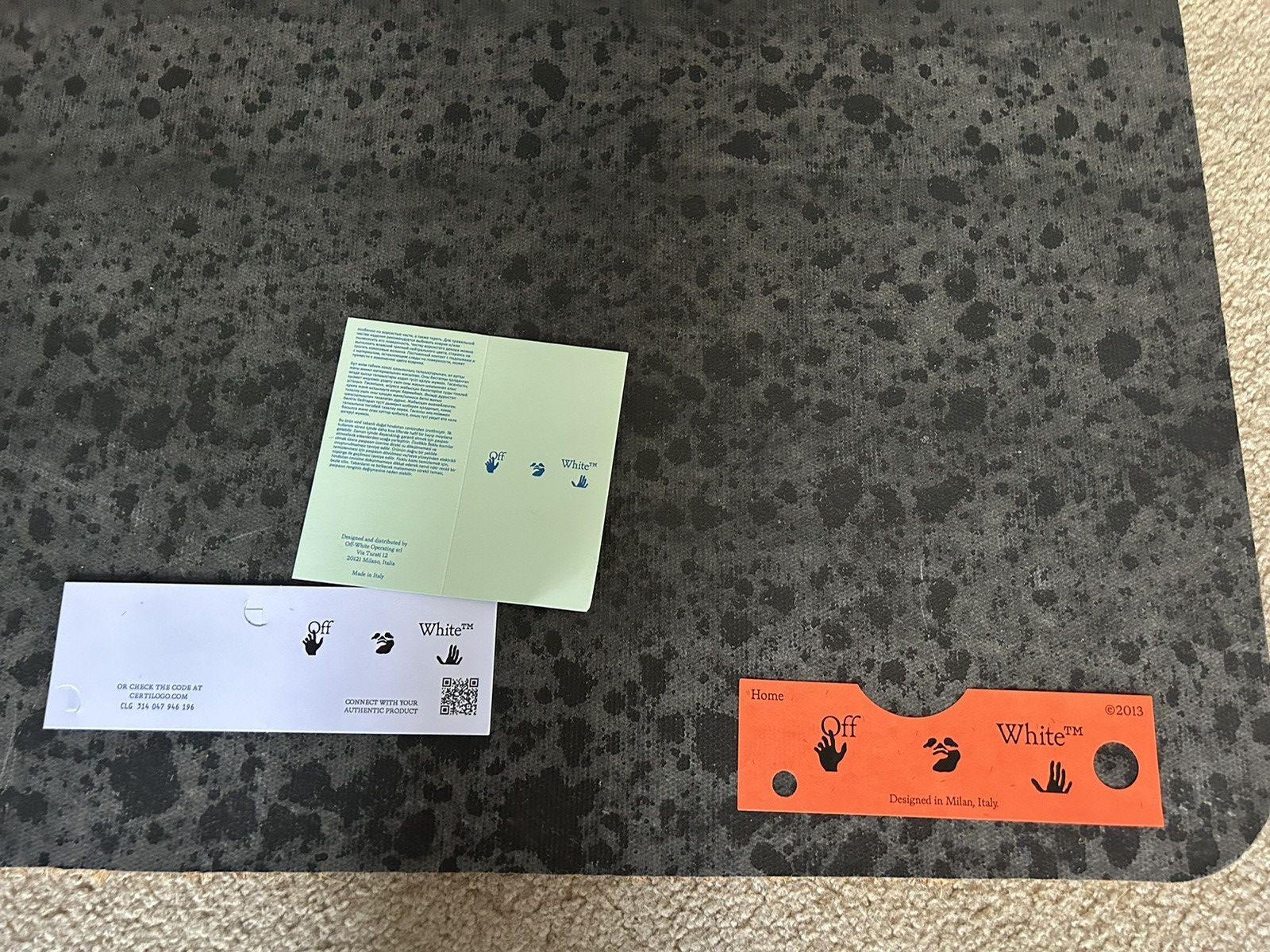 Off-White Off-white doormat watch your step OW Virgil Abloh Size ONE SIZE - 2 Thumbnail