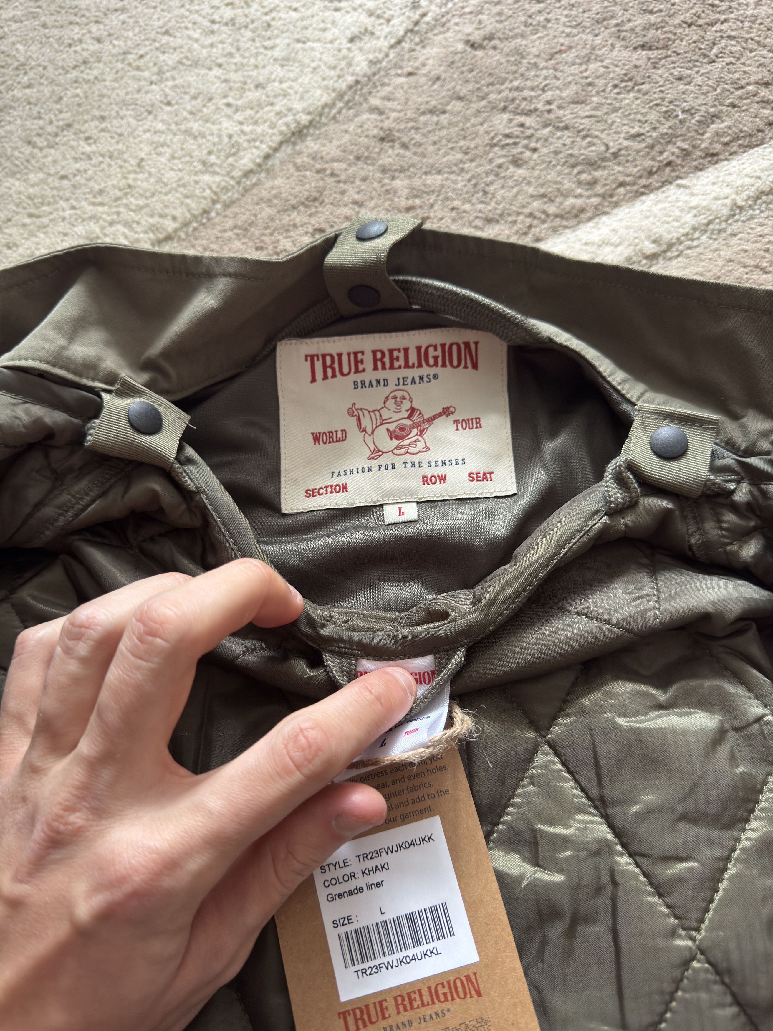 True Religion True Religion Grenade Bomber 2 in 1 Liner Jacket Japan Size US L / EU 52-54 / 3 - 8 Thumbnail