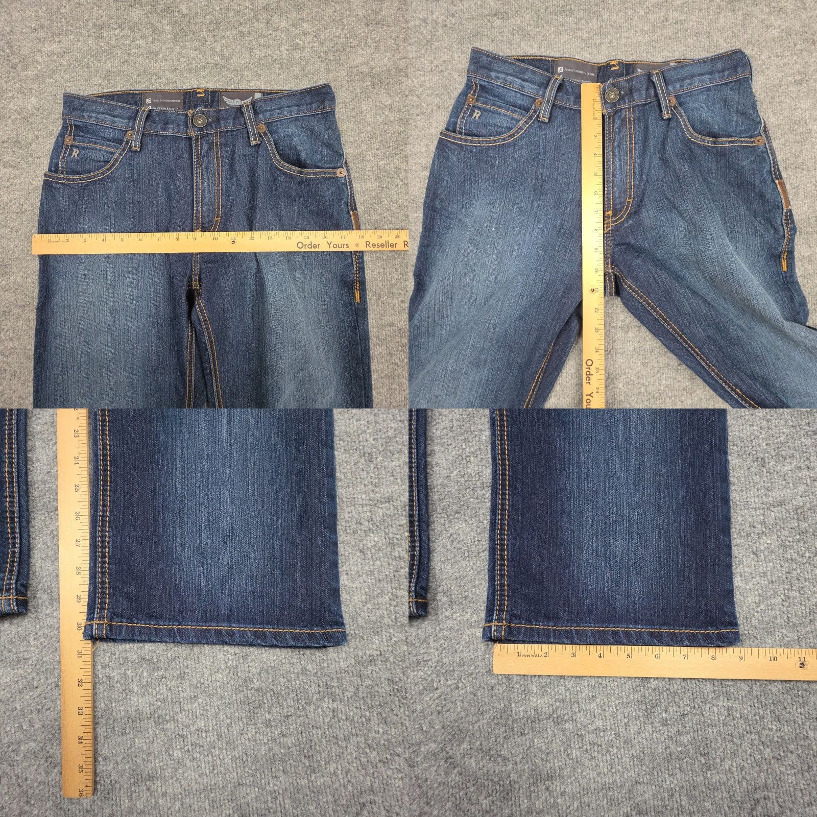 Ariat Ariat Men’s Relentless Relaxed Fit Jeans 30x32 Blue Straight Jeans Men 30 Inseam 30 Regular Fit 5-Pocket Denim Cotton Vintage No Size US 30 / EU 46 - 10 Thumbnail