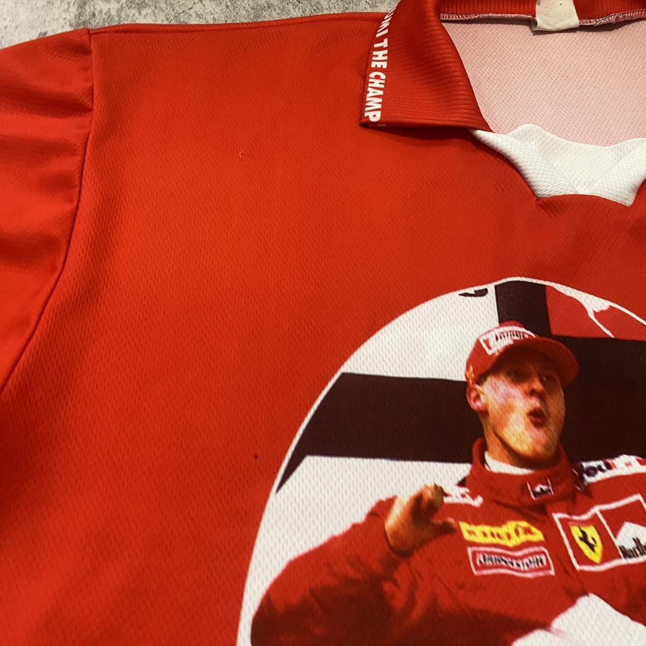 Ferrari Michael Schumacher Ferrari Polo Shirt Racing Car Size US XL / EU 56 / 4 - 7 Thumbnail