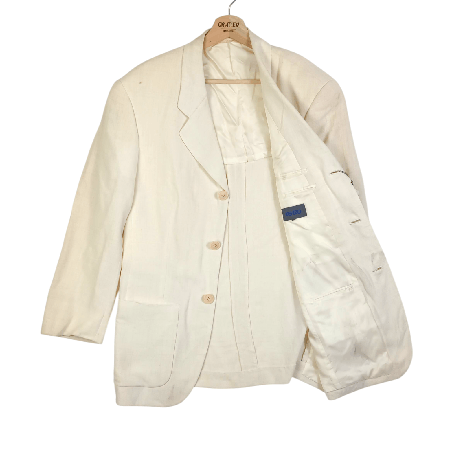 Kenzo Vintage Kenzo Homme Lined Coat/Blazer For Men Size US M / EU 48-50 / 2 - 2 Thumbnail