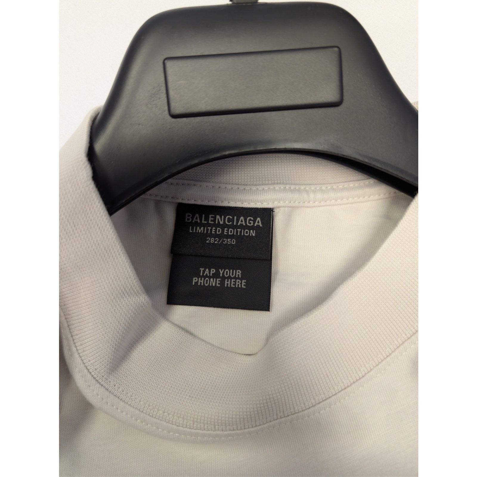 Balenciaga o1rshd1 Need For Speed T-Shirt in Ivory Size US XL / EU 56 / 4 - 22 Thumbnail