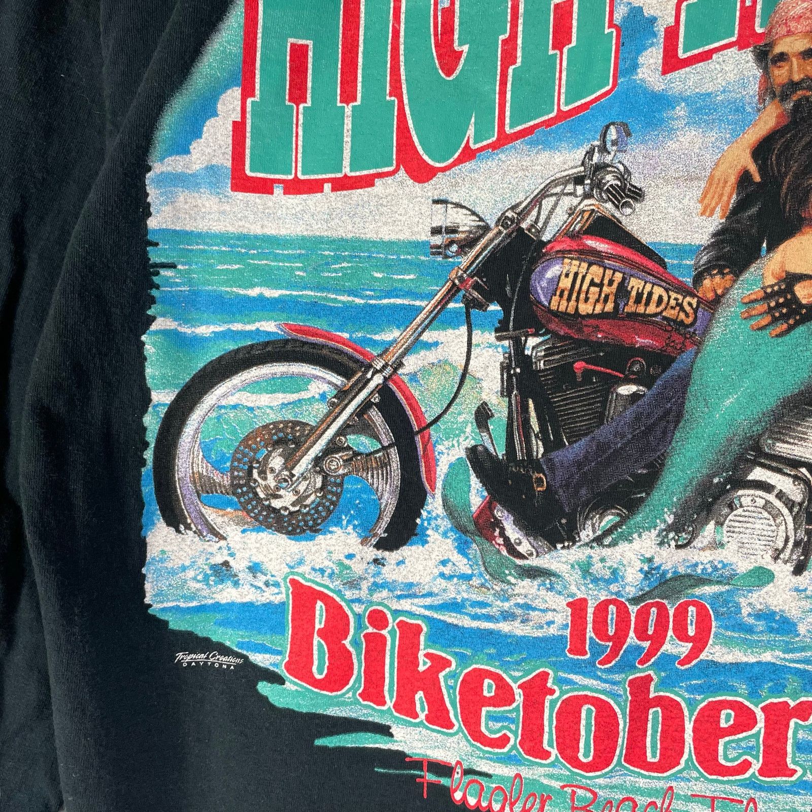 Vintage 1999 High Tides Snack Jack Biketoberfest Long Sleeve Shirt L Size US L / EU 52-54 / 3 - 3 Thumbnail