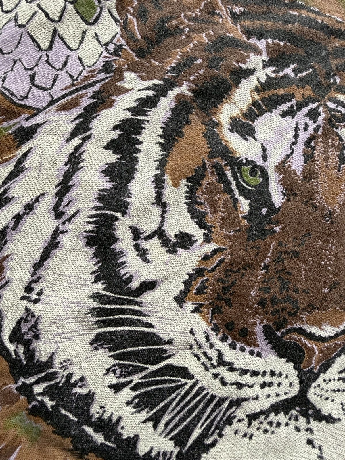 Vintage Vintage 80s Tiger Animal Nature Graphic Tee Size US M / EU 48-50 / 2 - 4 Thumbnail