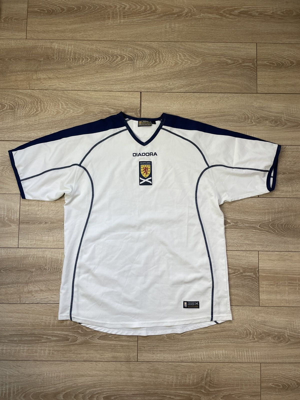 Diadora Scotland Away football shirt 2003 - 2005 rare diadora jersey Size US L / EU 52-54 / 3 - 1 Thumbnail