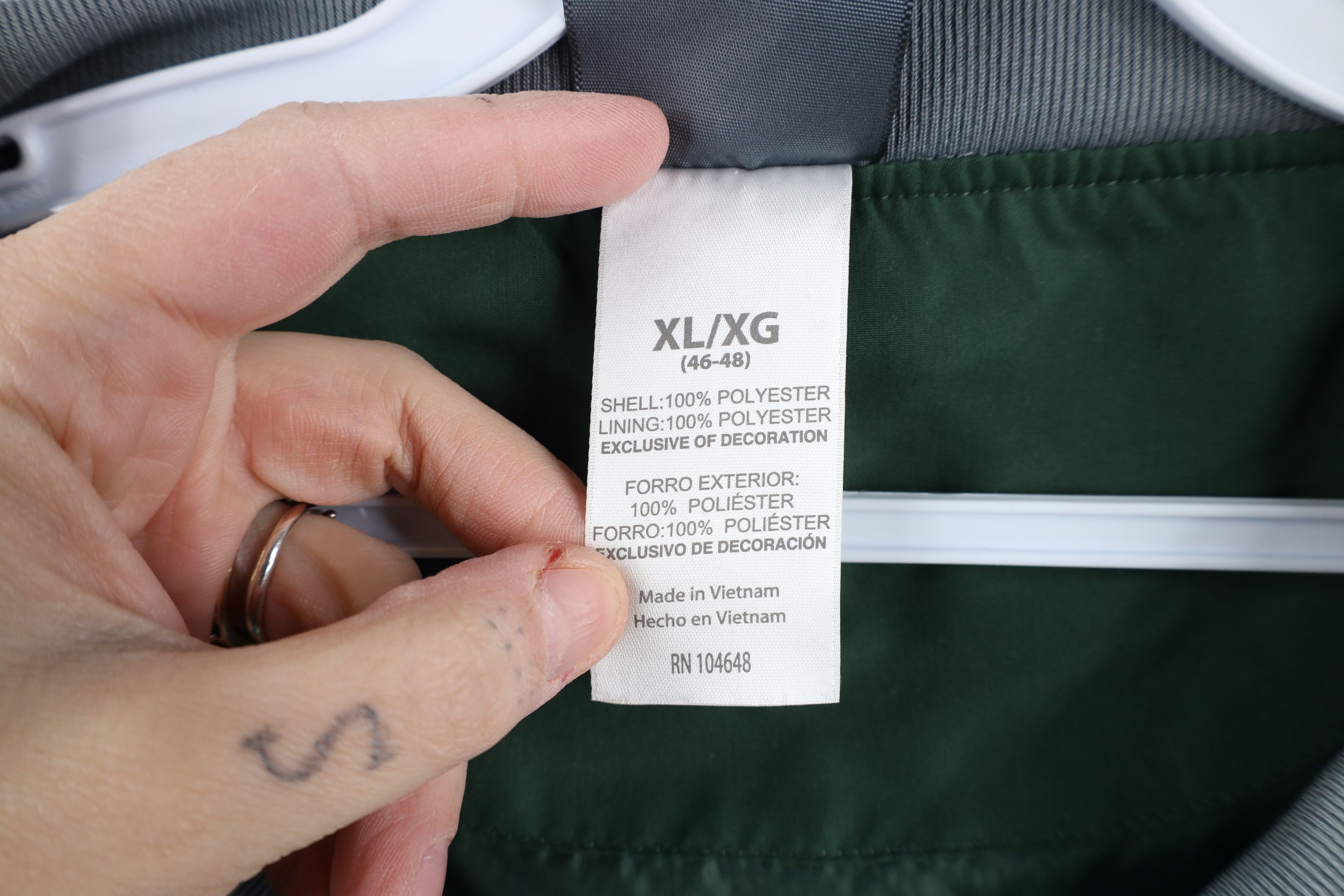 Vintage Vintage Script Michigan State University Windbreaker Jacket Size US XL / EU 56 / 4 - 8 Thumbnail
