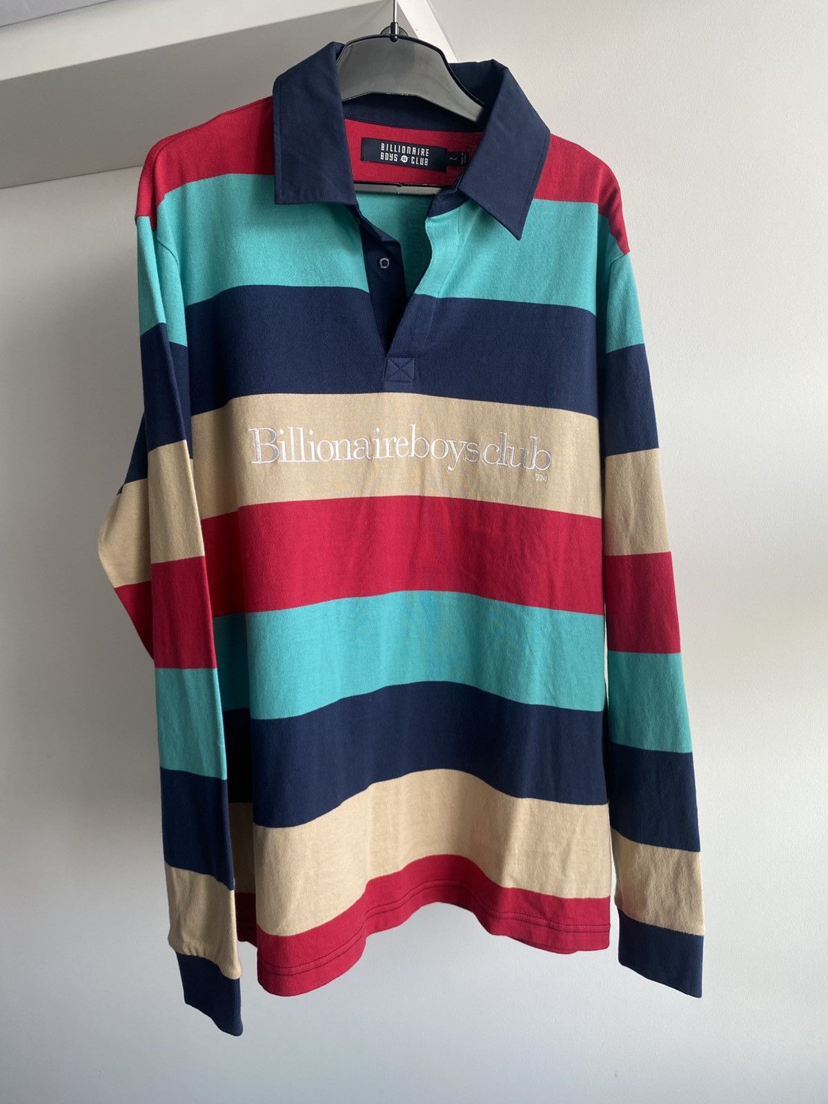 Billionaire Boys Club × Icecream Billionaire Boys Club BBC XL Rugby Polo Longsleeve Shirt y2k Size US XL / EU 56 / 4 - 15 Thumbnail