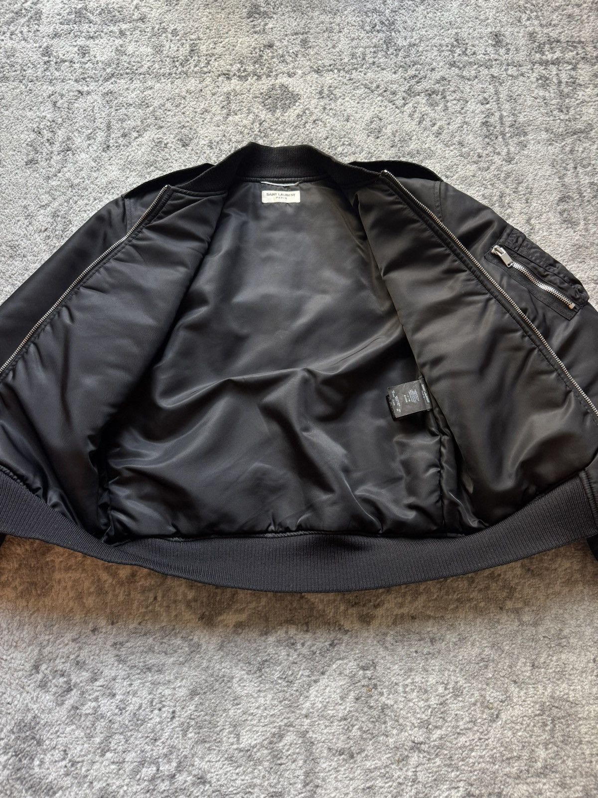 Hedi Slimane Hedi Slimane SLP 2015 MA-1 Pilot basic flight bomber jacket Size US S / EU 44-46 / 1 - 8 Thumbnail