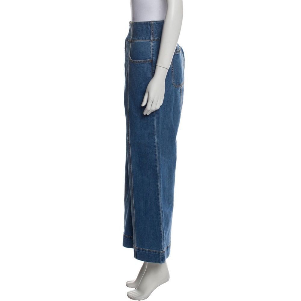 Kate Spade Kate Spade Denim Cropped Flare Jeans SZ L Size 34" / US 12 / IT 48 - 2 Thumbnail
