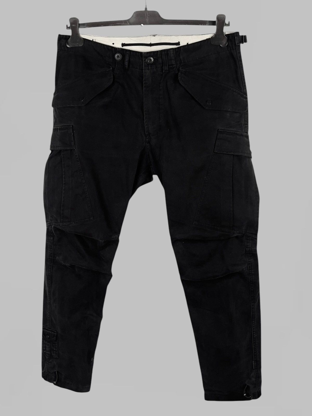 Maharishi MAHARISHI CARGO BLACK STRAPPED VINTAGE PANGS SIZE L Size US 33 - 2 Thumbnail