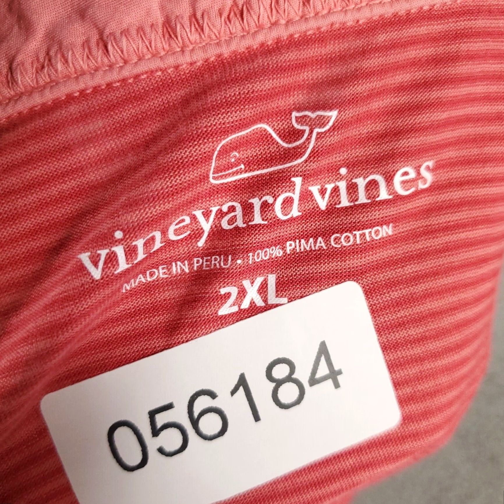 Vineyard Vines VINTAGE Vineyard Vines Polo Shirt Mens Size 2XL Red Striped Cotton Polo Shirt All Seasons Classic Preppy Mens 2XL Red Size US XXL / EU 58 / 5 - 7 Thumbnail