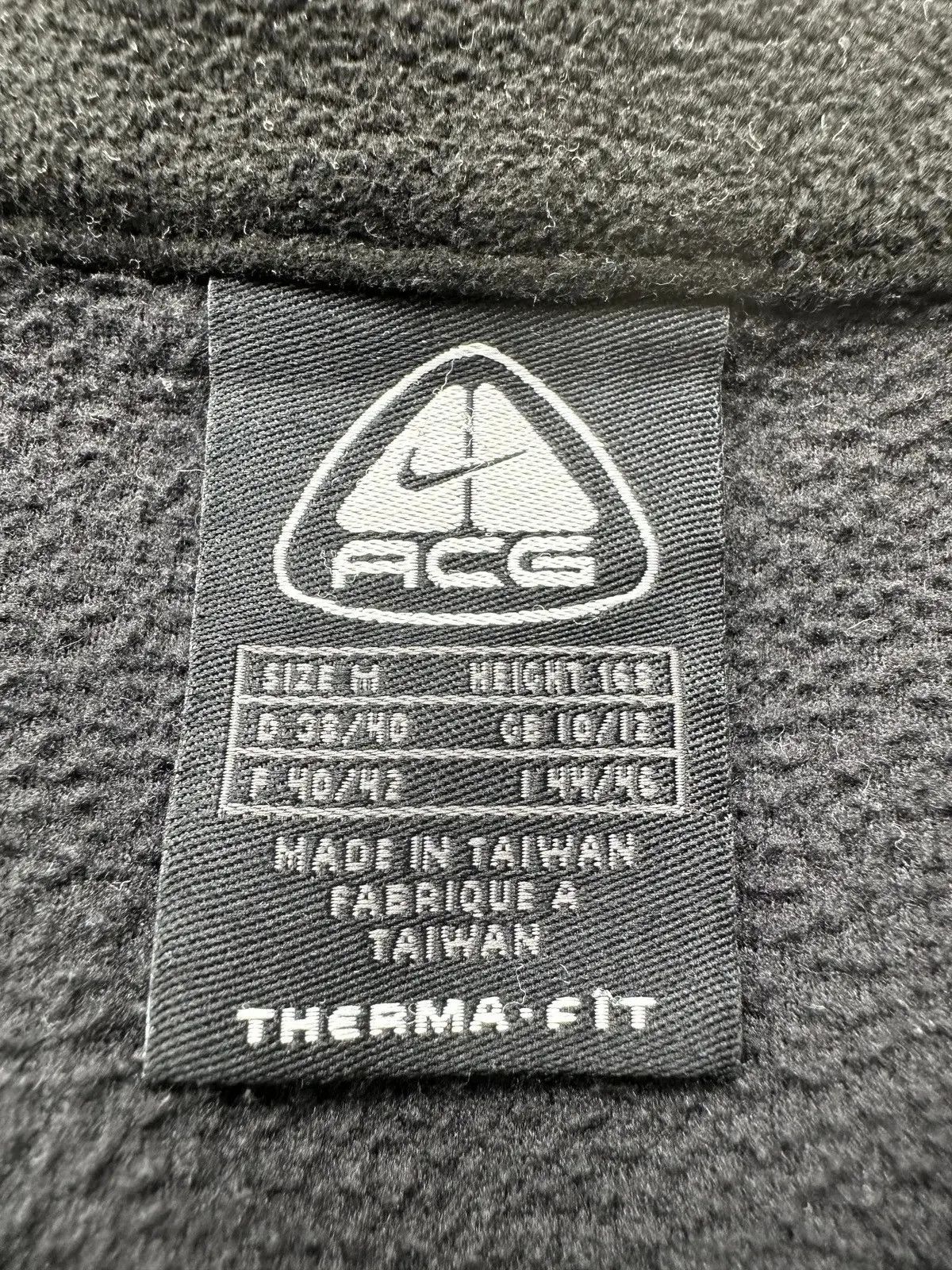 Nike ACG Nike ACG Vintage Fleece Track Top (206) Size M / US 6-8 / IT 42-44 - 4 Thumbnail