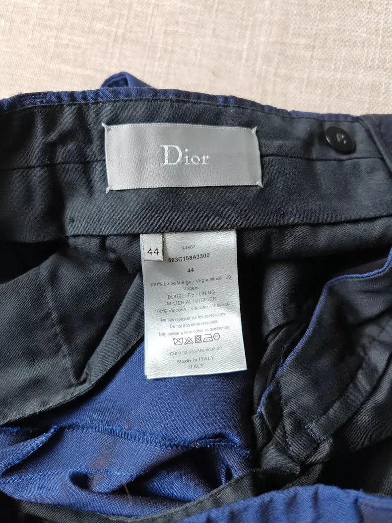 Dior Dior Men's overalls wool casual pants 2501-Nextarrow Size US 28 / EU 44 - 3 Thumbnail