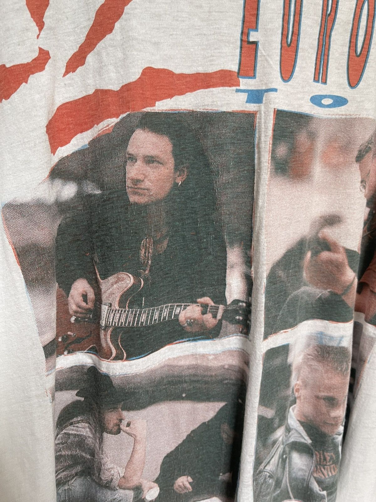 Band Tees Vintage U2 80s t shirt white tee Size US L / EU 52-54 / 3 - 4 Thumbnail