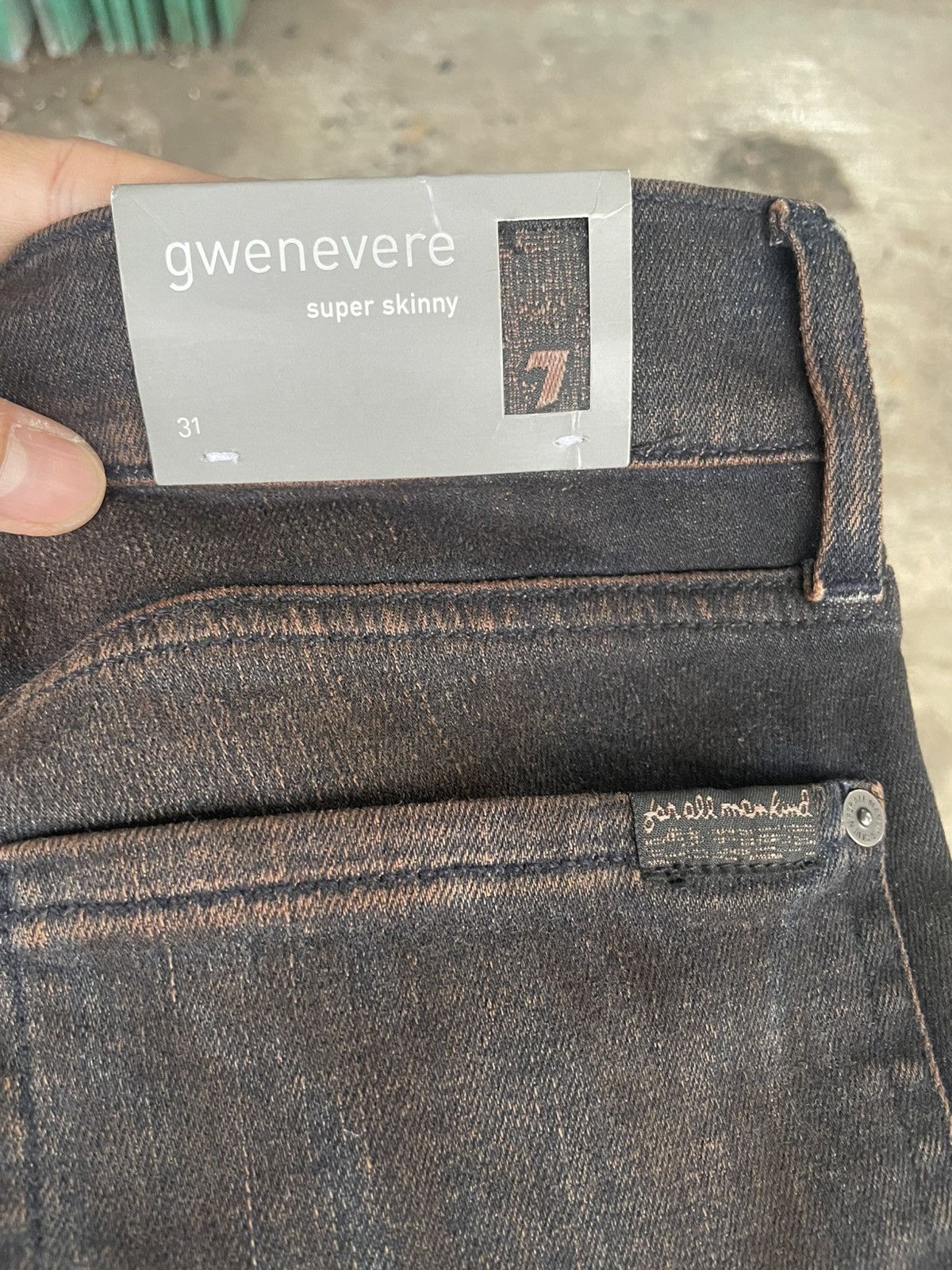 7 For All Mankind Faded 7 jeans Size 28" / US 6 / IT 42 - 14 Thumbnail