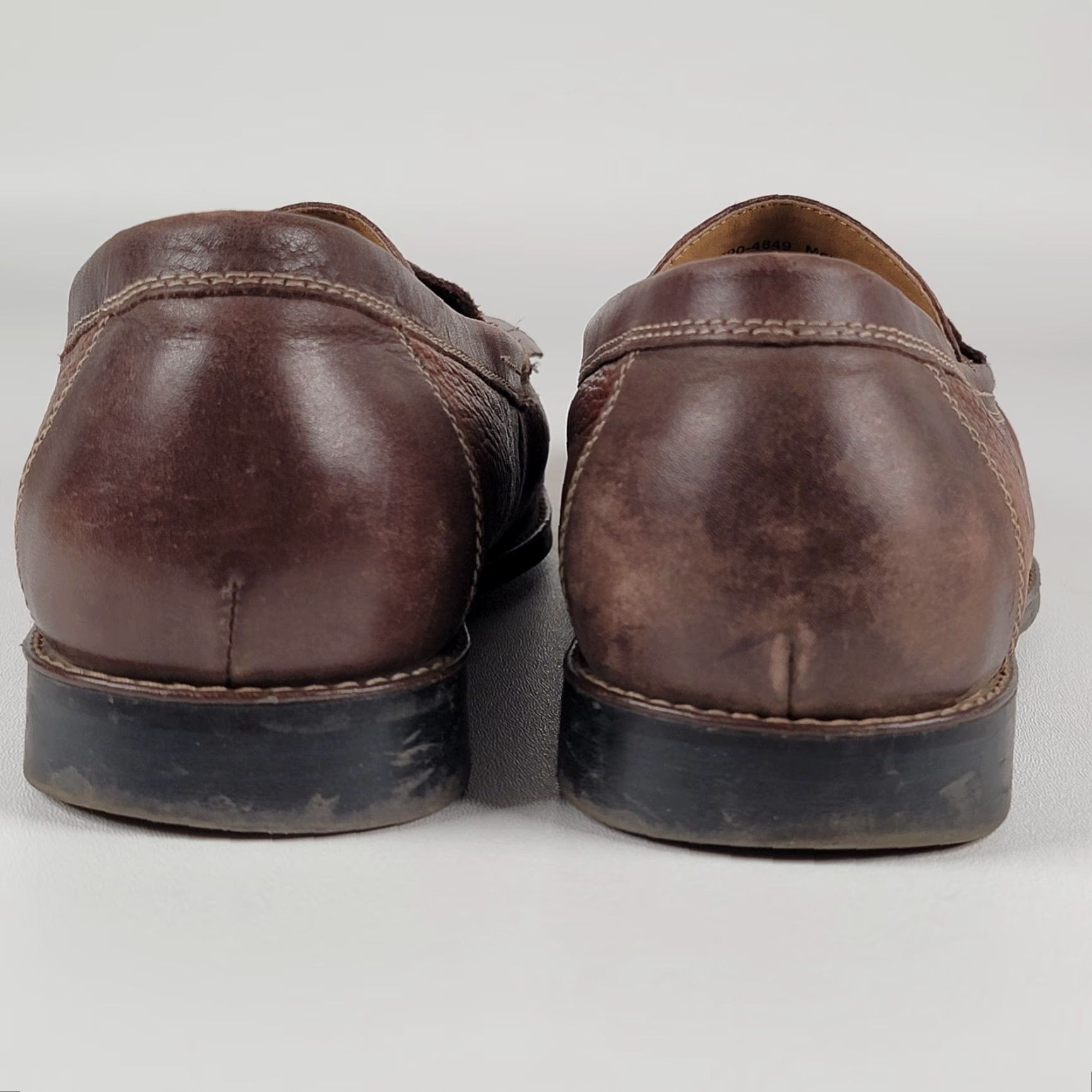 Dockers Men’s Dockers Brown Leather Tassel Loafers Slip On 10 M Casual Shoes Mens Shoes Size US 10 / EU 43 - 6 Thumbnail