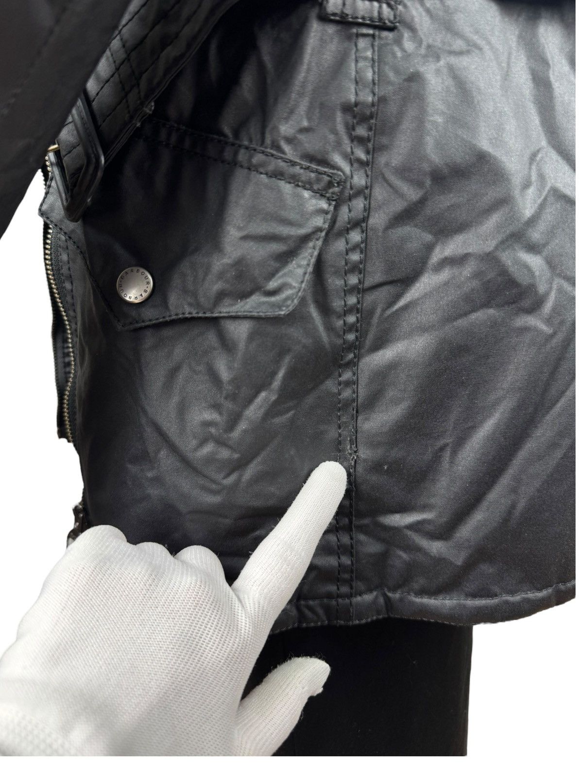 Barbour Barbour International Freda Wax Coat Belted size UK12 US8 Size M / US 6-8 / IT 42-44 - 11 Thumbnail