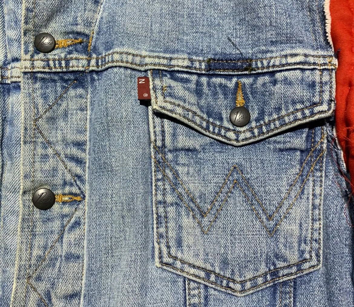 Needles 2000s Rebuild by Needles Jean Rug Covered Reversible Jacket Size US L / EU 52-54 / 3 - 6 Thumbnail