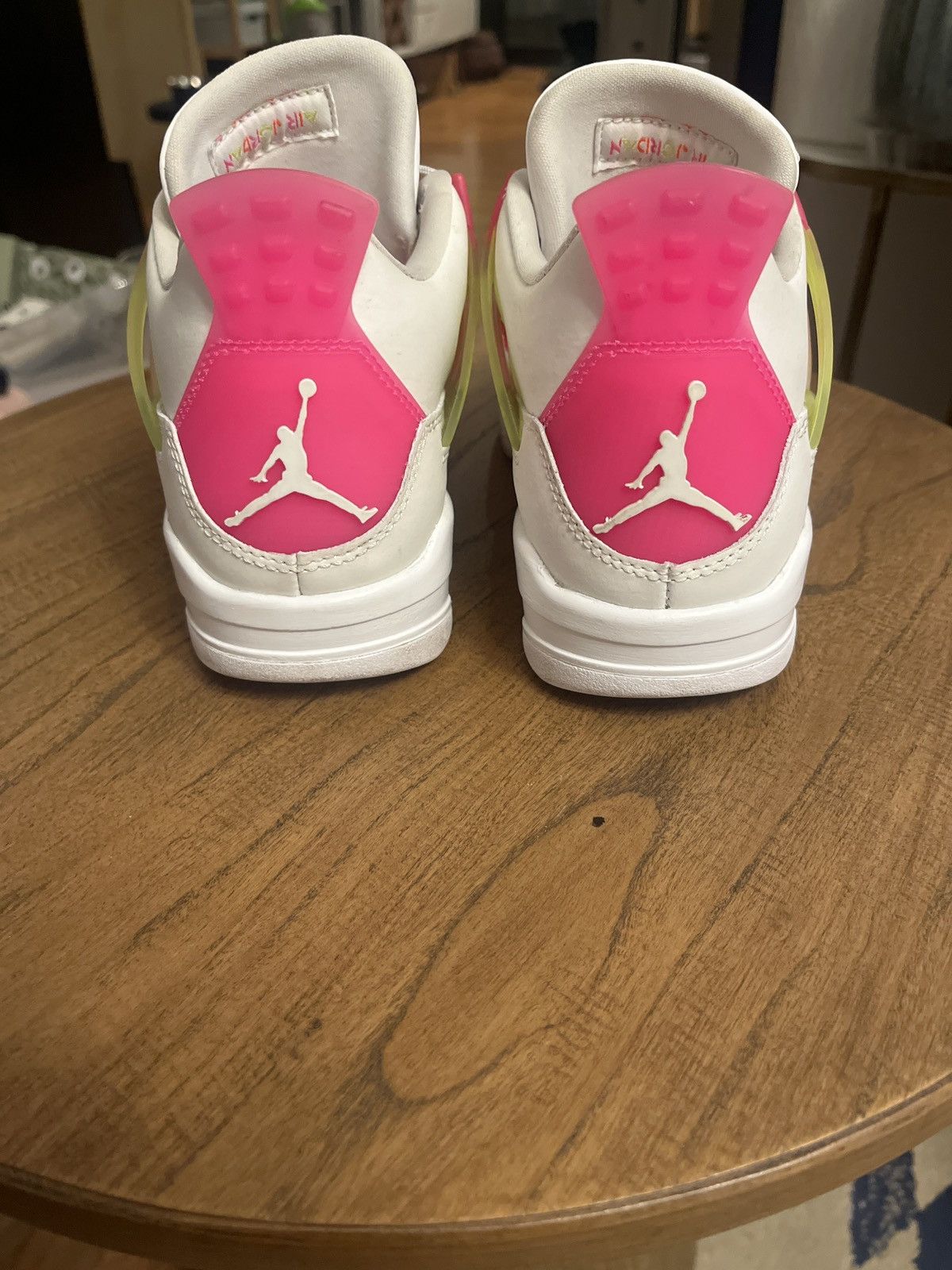 Jordan Brand Air Jordan 4 Retro White Lemon Pink Size US 6 / EU 39 - 4 Thumbnail