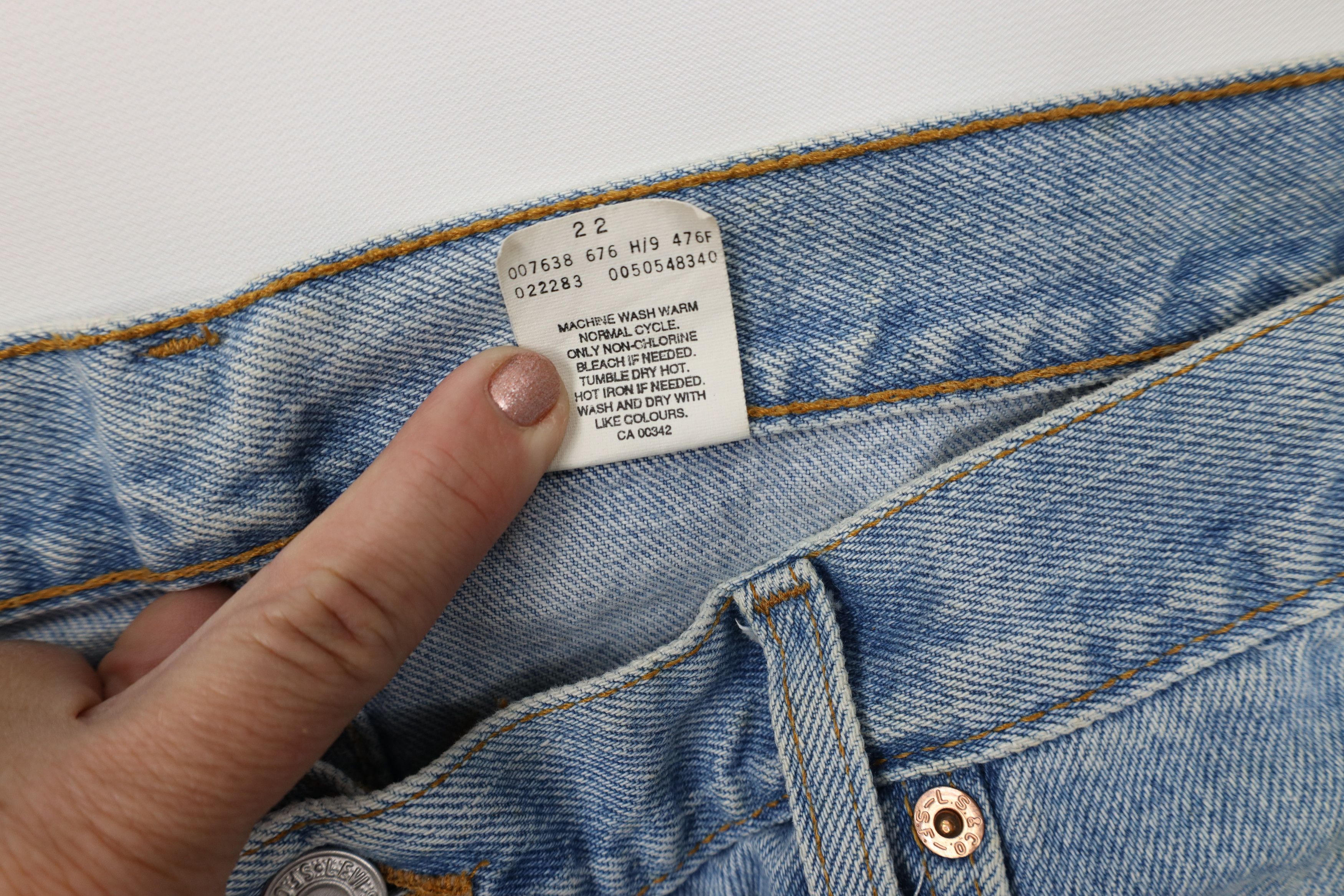 Levi's Vintage 90s Levis 505 Regular Straight Leg Denim Jeans Size US 40 / EU 56 - 9 Thumbnail