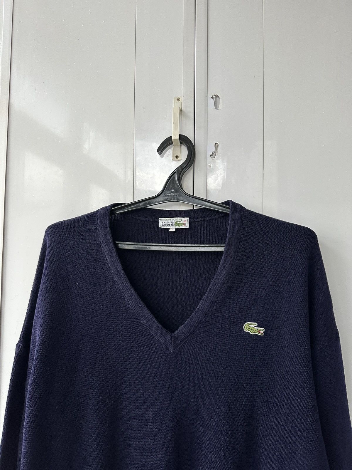 Lacoste 🇫🇷 Vintage Chemise Cardigan Lacoste Made in France Size US L / EU 52-54 / 3 - 4 Thumbnail