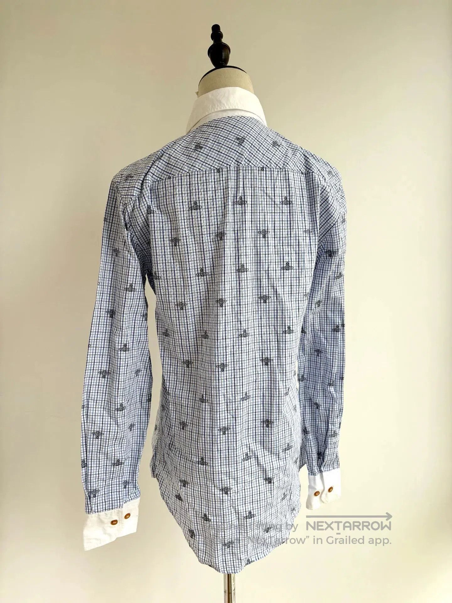 Vivienne Westwood vivienne westwood blue checkered saturn shirt. Size XL / US 12-14 / IT 48-50 - 5 Thumbnail