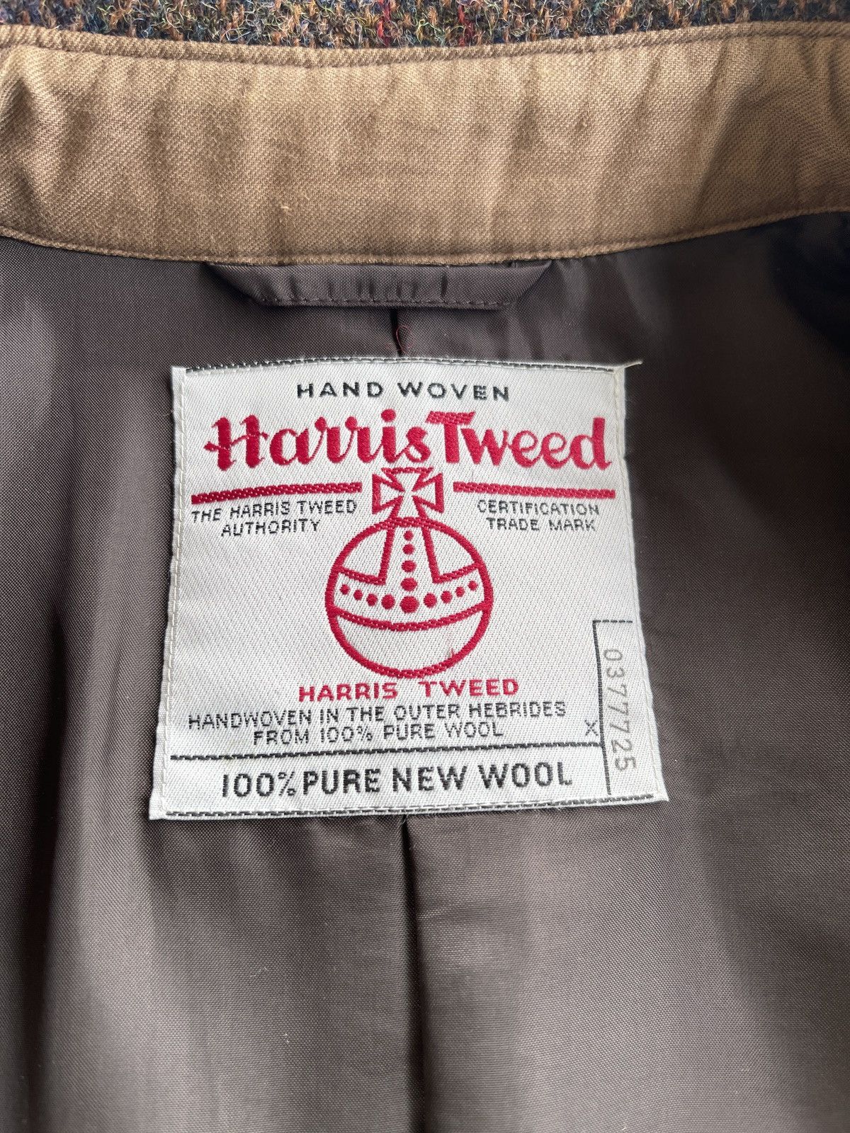 Harris Tweed Harris Tweed Wool Checked Long Coat Size S / US 4 / IT 40 - 9 Thumbnail