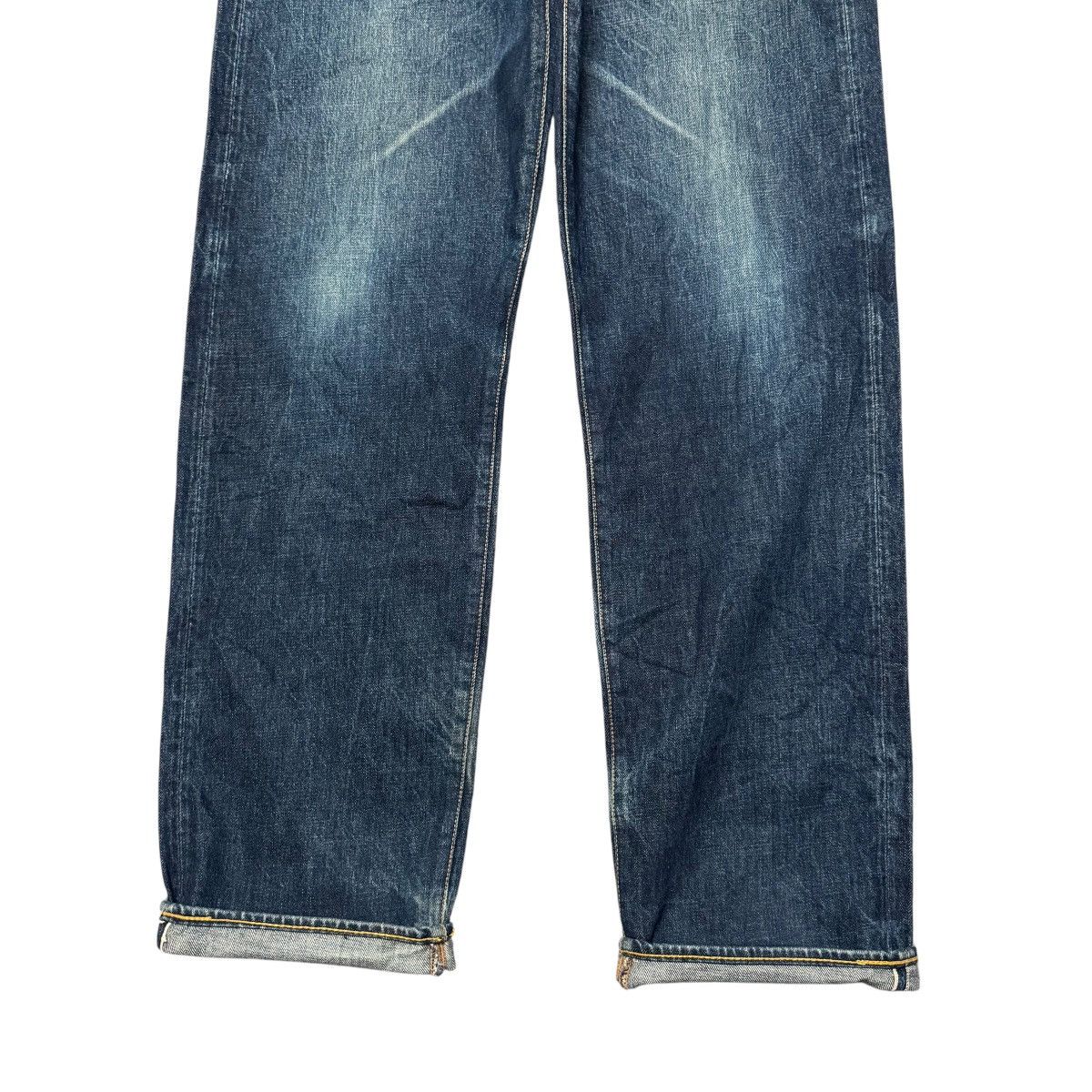 Evisu Vintage Evisu Snake Eyes Daicock Denim Selvedge Jeans Size US 33 - 7 Thumbnail