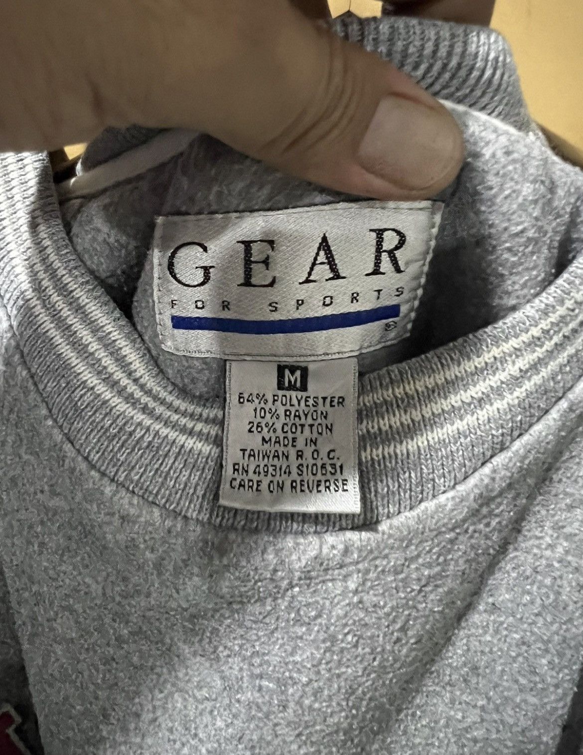 Gear for Sports 🔥Real Vintage Gear For Sports Nebraska Crewneck Sweatshirt Size US M / EU 48-50 / 2 - 13 Thumbnail