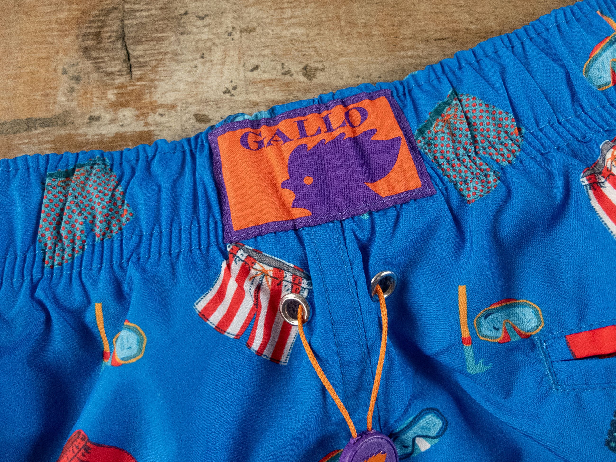 Other GALLO blue beach objects print swim shorts Medium Italy Size US 32 / EU 48 - 7 Thumbnail