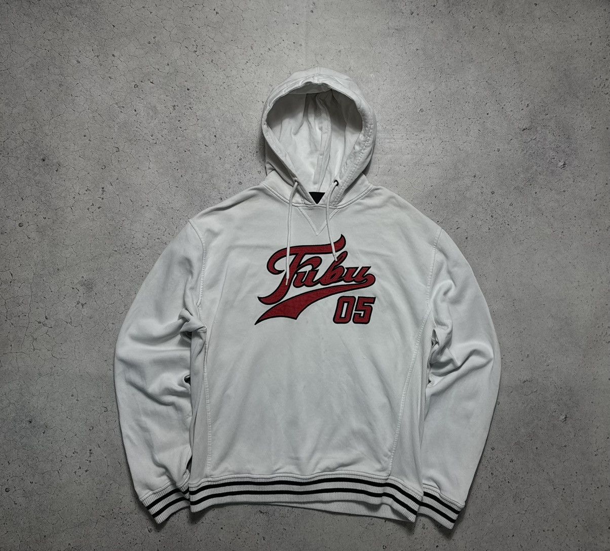 Fubu Fubu 05 Vintage Hoodie White Skate Surf Size US XL / EU 56 / 4 - 1 Thumbnail
