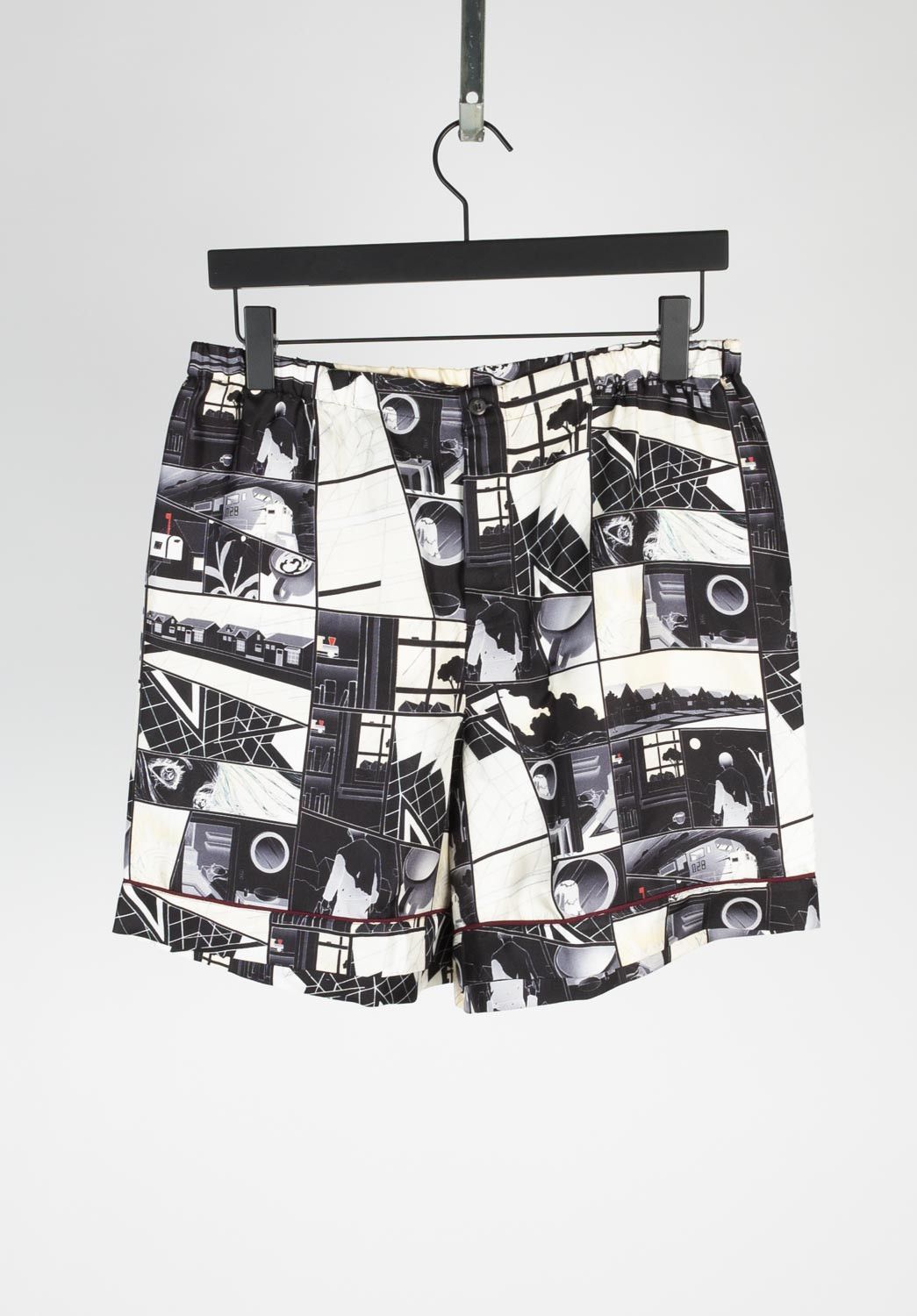 image of Prada Men Shorts Silk Light Summer Size L, S680