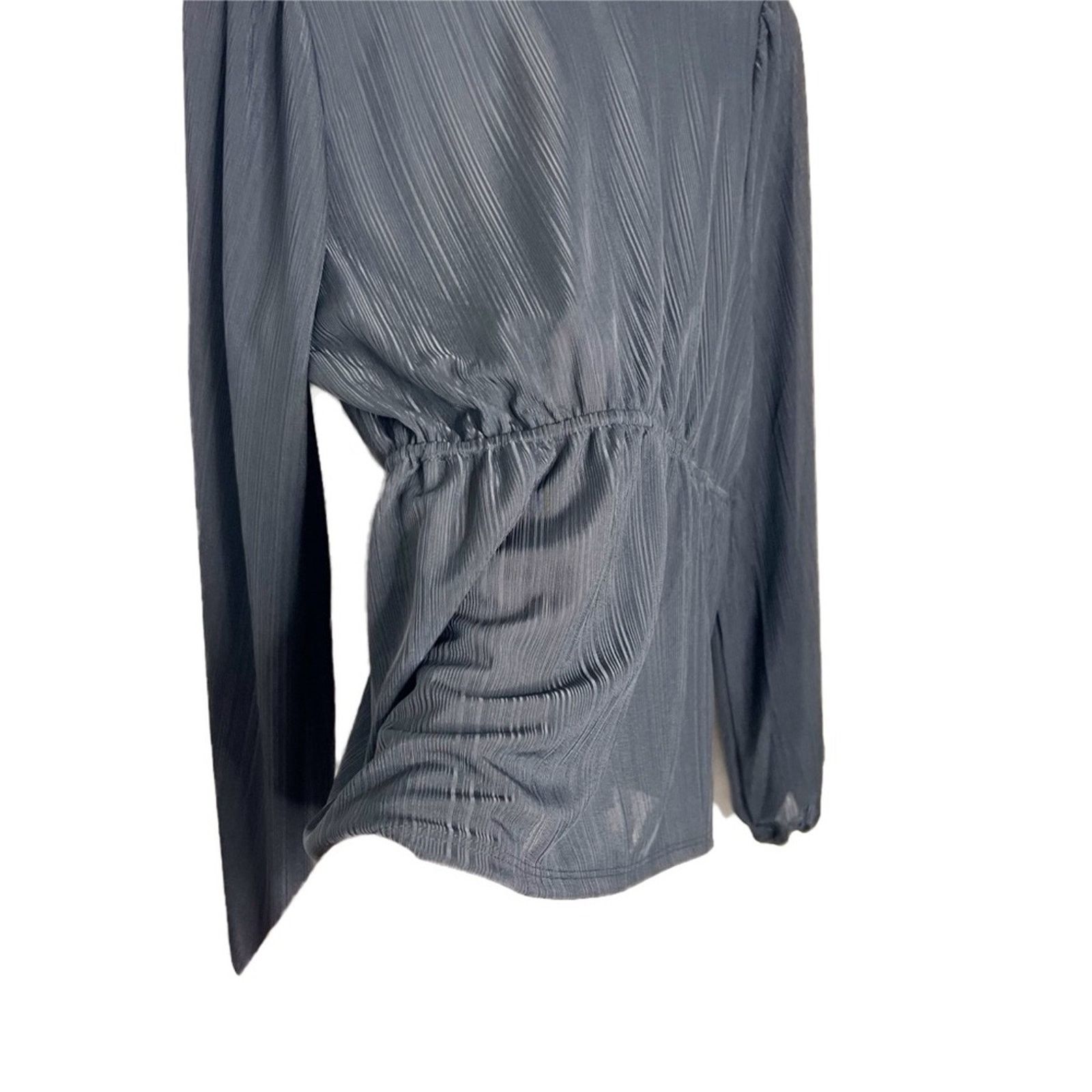 Kohl's New with tag Intempo Women’s Satin Wrap Style Blouse Size XL / US 12-14 / IT 48-50 - 11 Thumbnail