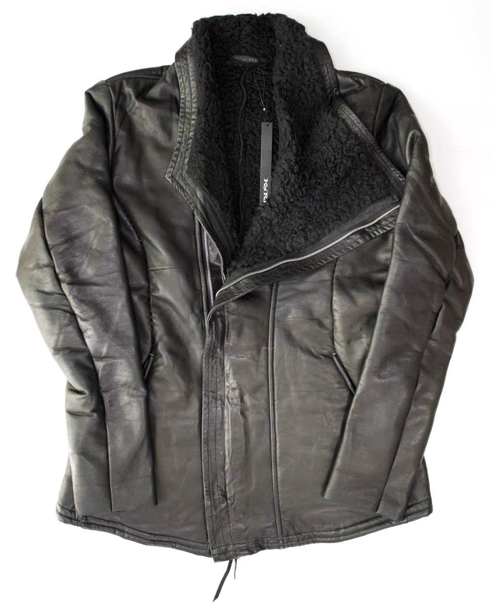 KMRii kmrii Shearling Sheepskin Avant-garde Jacket K11 Size US M / EU 48-50 / 2 - 1 Thumbnail