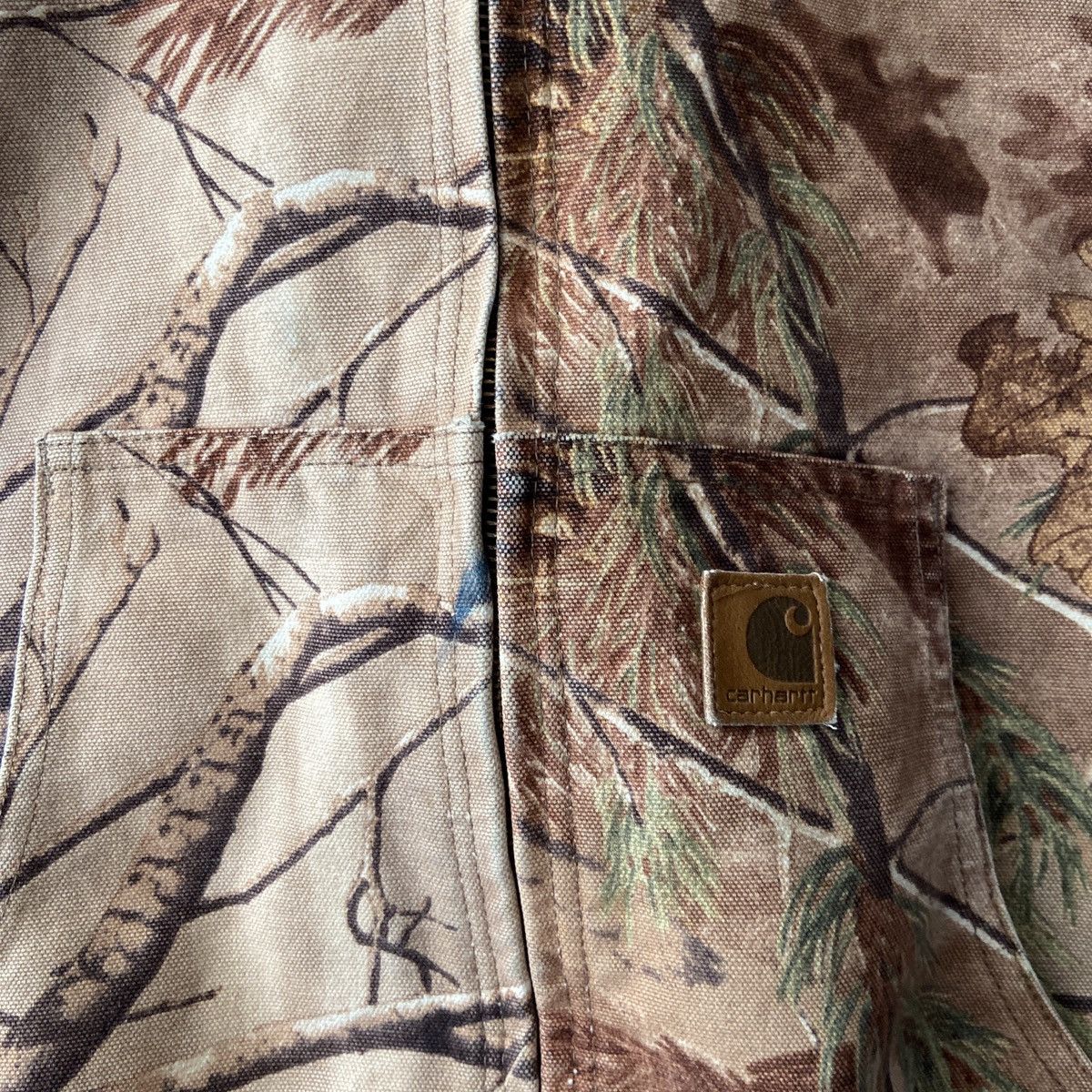 Carhartt 2009 Real Tree Camo Carhartt Hooded Work Jacket Size US S / EU 44-46 / 1 - 4 Thumbnail