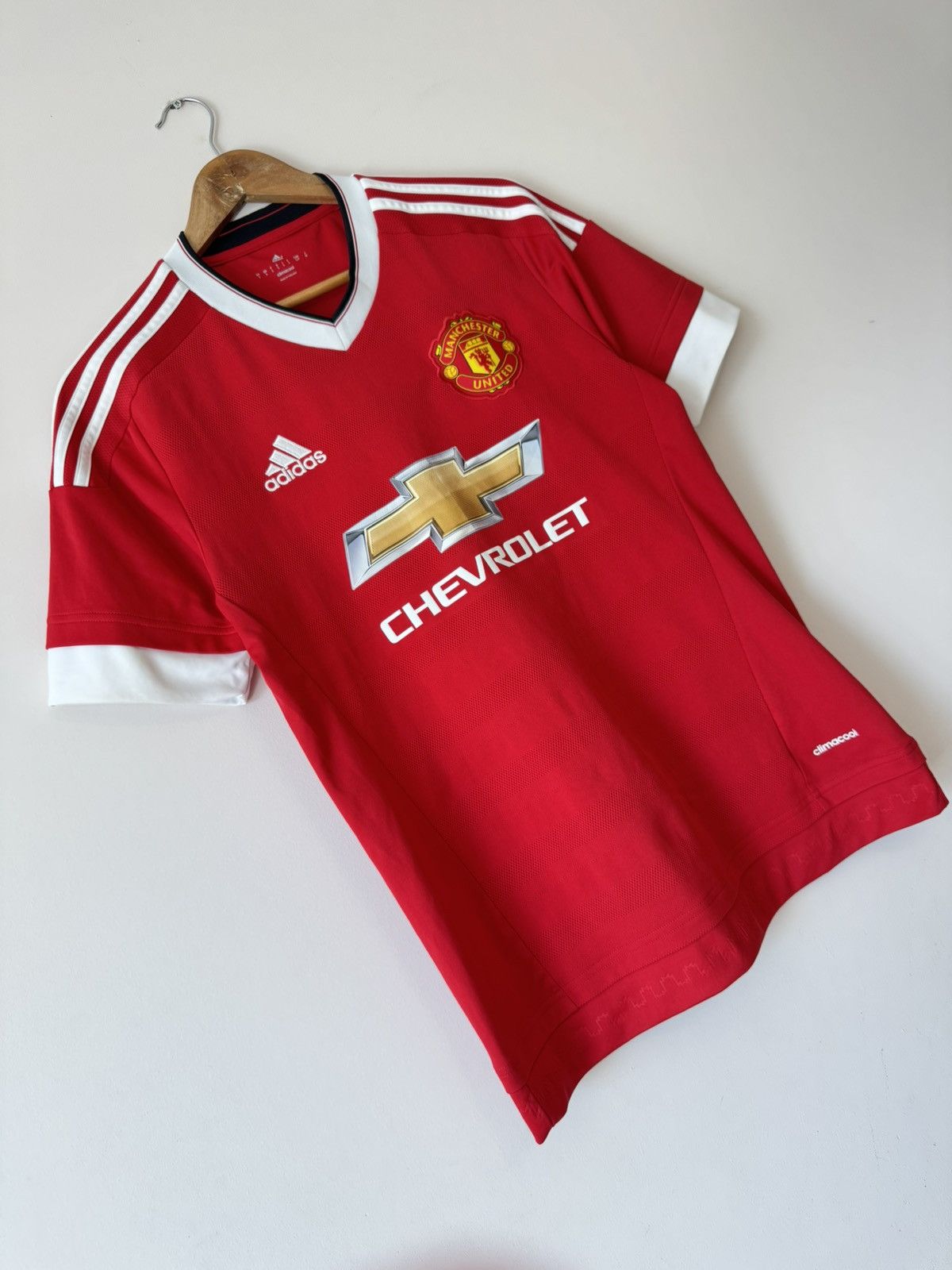 Adidas Manchester United 2015-2016 Home Soccer Jersey Football Kit Size US S / EU 44-46 / 1 - 4 Thumbnail