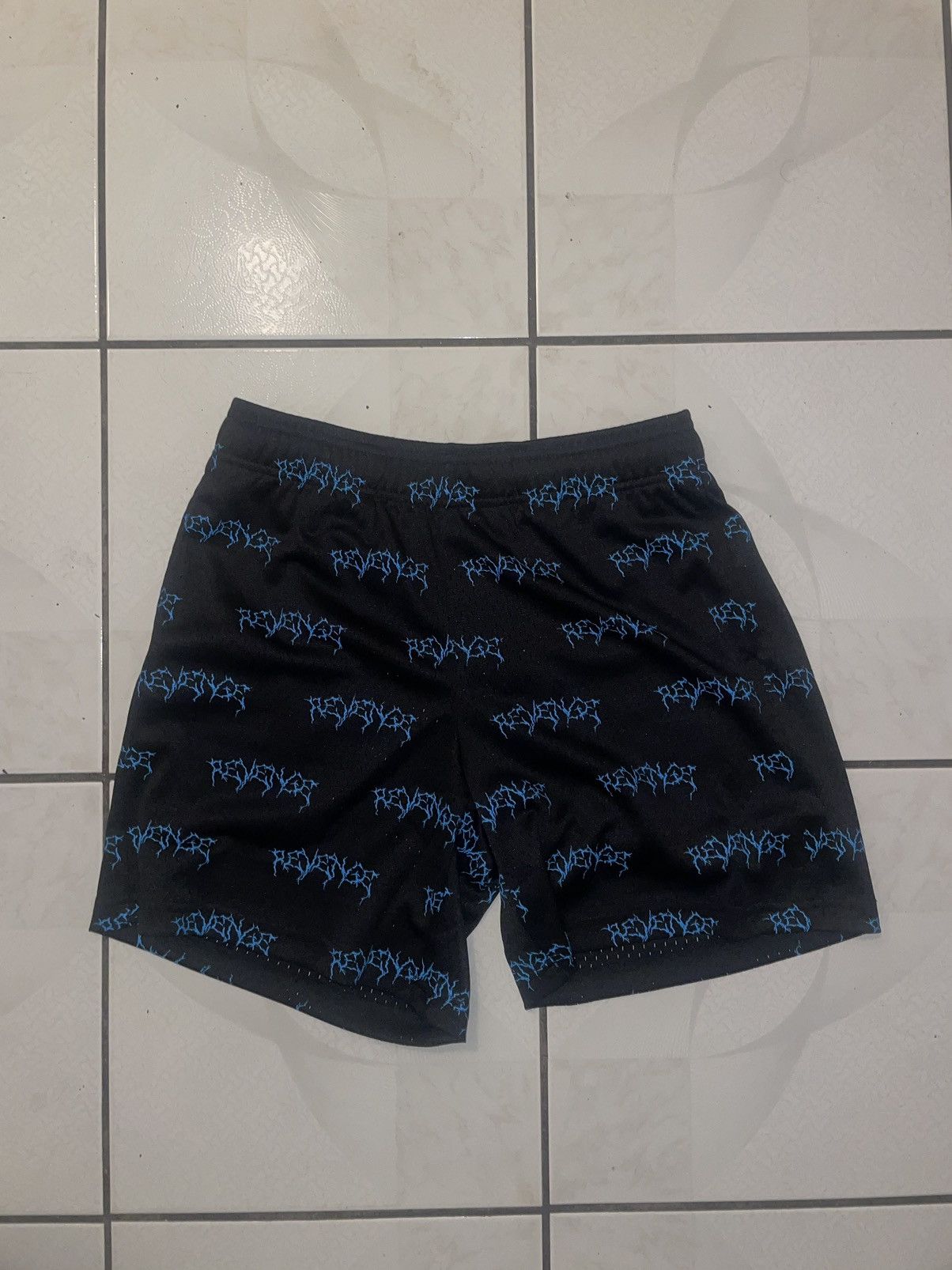 image of Revenge Xxxtentacion Shorts in Blue, Men's (Size 30)