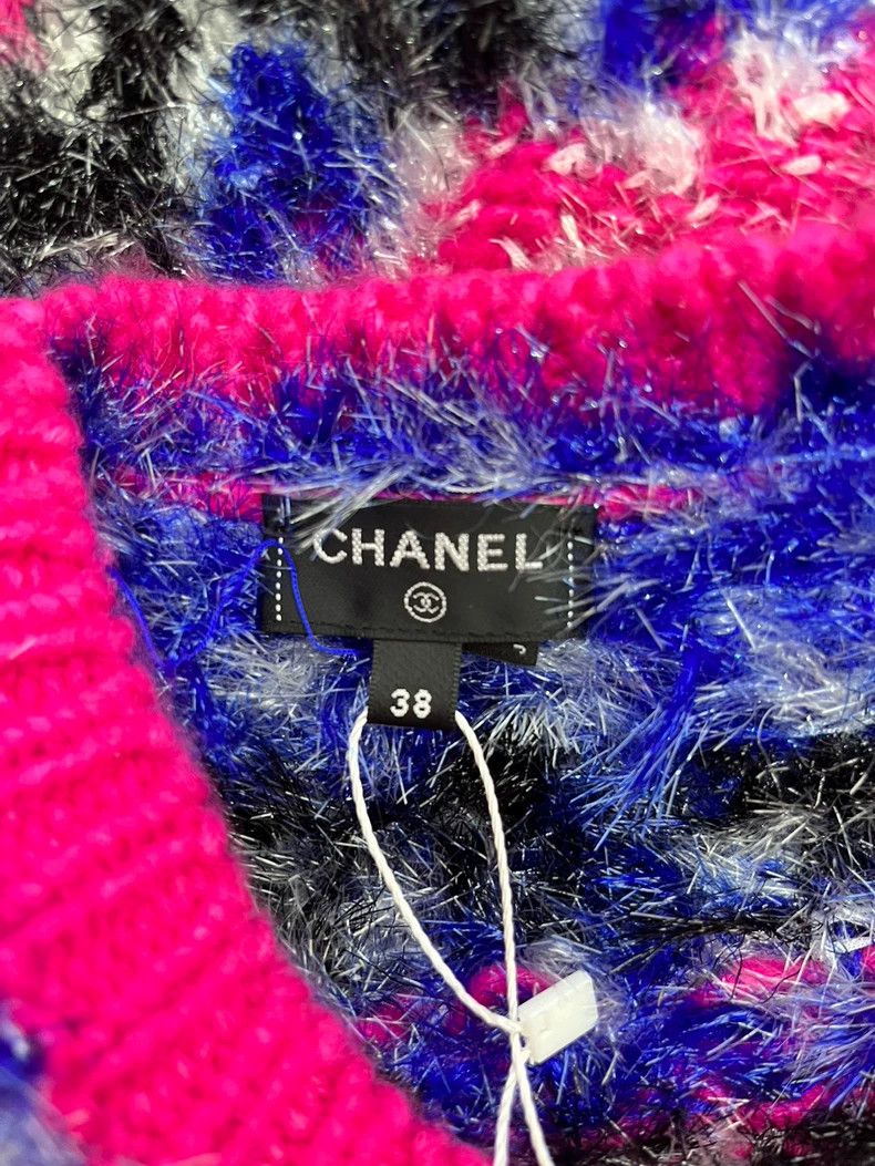 Chanel Chanel 21 autumn and winter pink bright line knitted pullo Size XS / US 0-2 / IT 36-38 - 4 Thumbnail