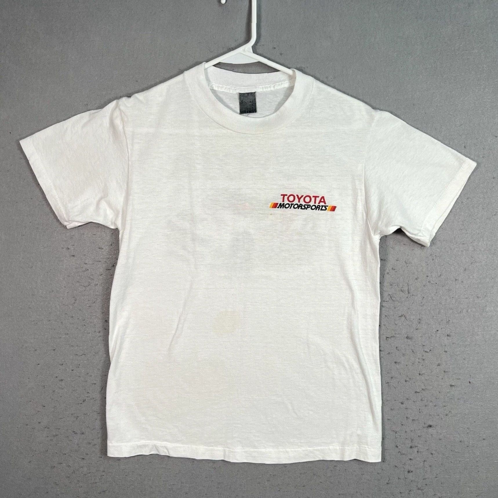Vintage VINTAGE 80s Toyota Celica IMSA GTO Champion Graphic Tee Adult Medium White Mens Size US M / EU 48-50 / 2 - 2 Thumbnail