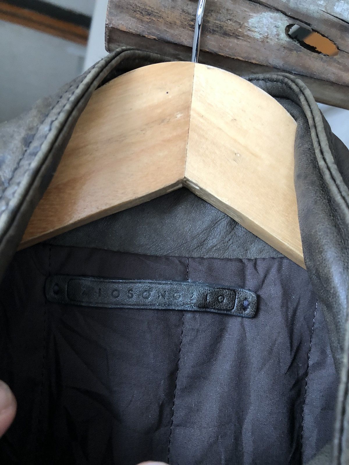 If Six Was Nine Carol Christian Poell Style ZIOSONGZIO Half Leather Jacket Size US M / EU 48-50 / 2 - 10 Thumbnail