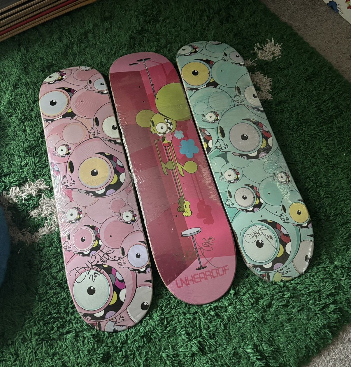 Other SIGNED 2018 Dalek x UnheardOf Skate Deck Set Size ONE SIZE - 3 Thumbnail