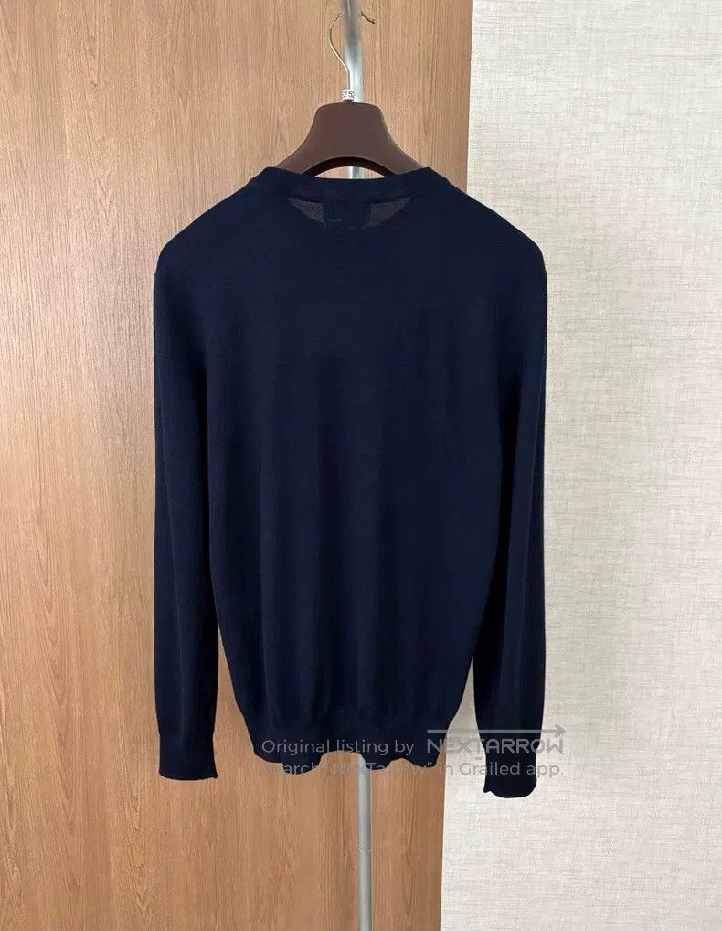 Hermes Hermes Autumn and Winter Men's Knit Shirt Size US L / EU 52-54 / 3 - 7 Thumbnail