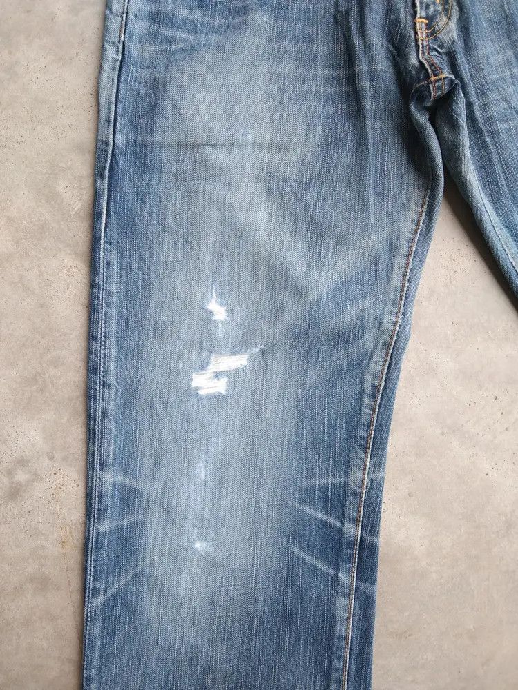 Japanese Brand Vintage Edwin Distressed Jeans 30x32 Size US 30 / EU 46 - 6 Thumbnail