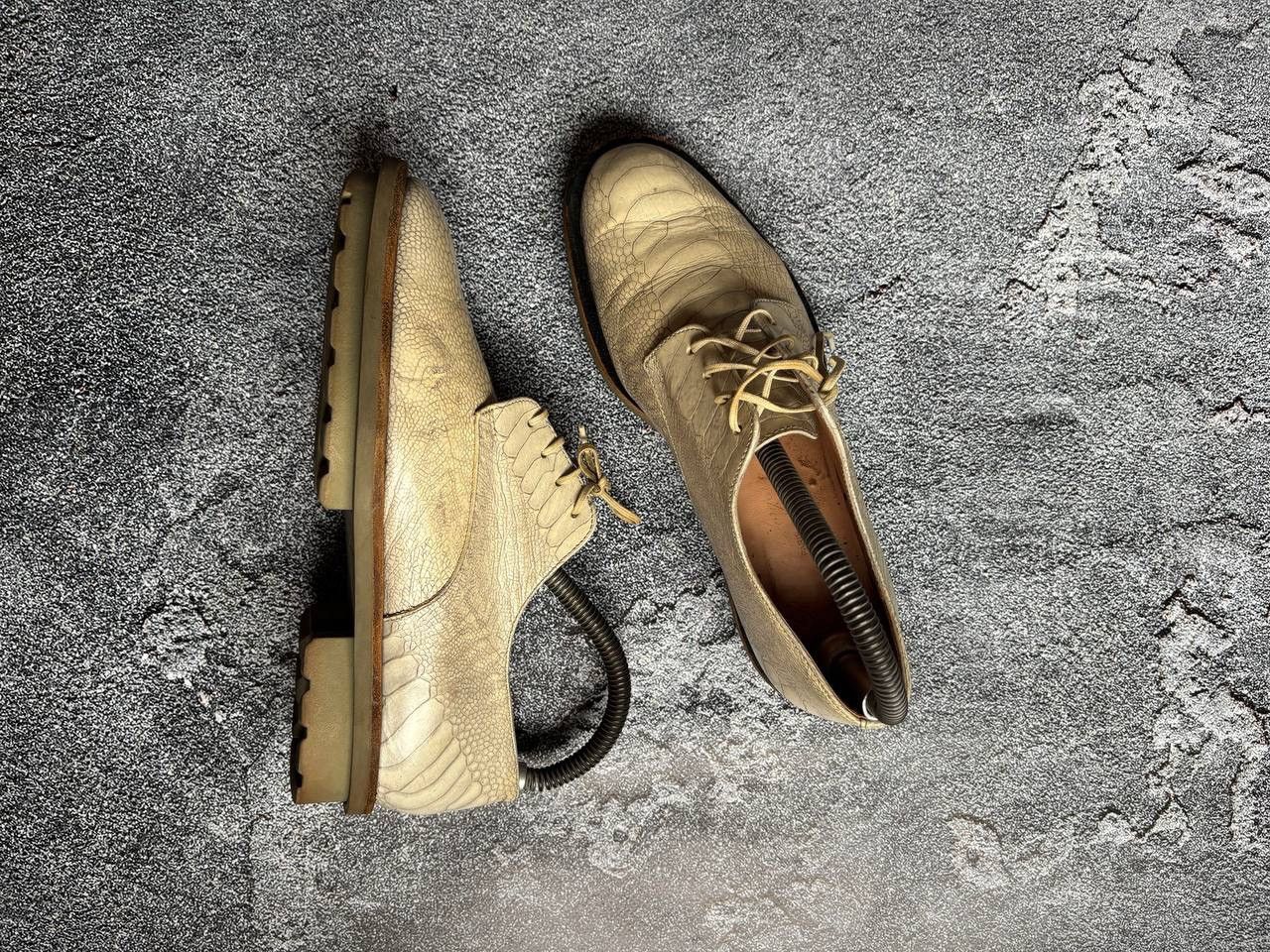 Robert Clergerie Robert Clergerie Paris Skin leather Oxford Shoes Lace Up Size US 4.5 / IT 34.5 - 2 Thumbnail