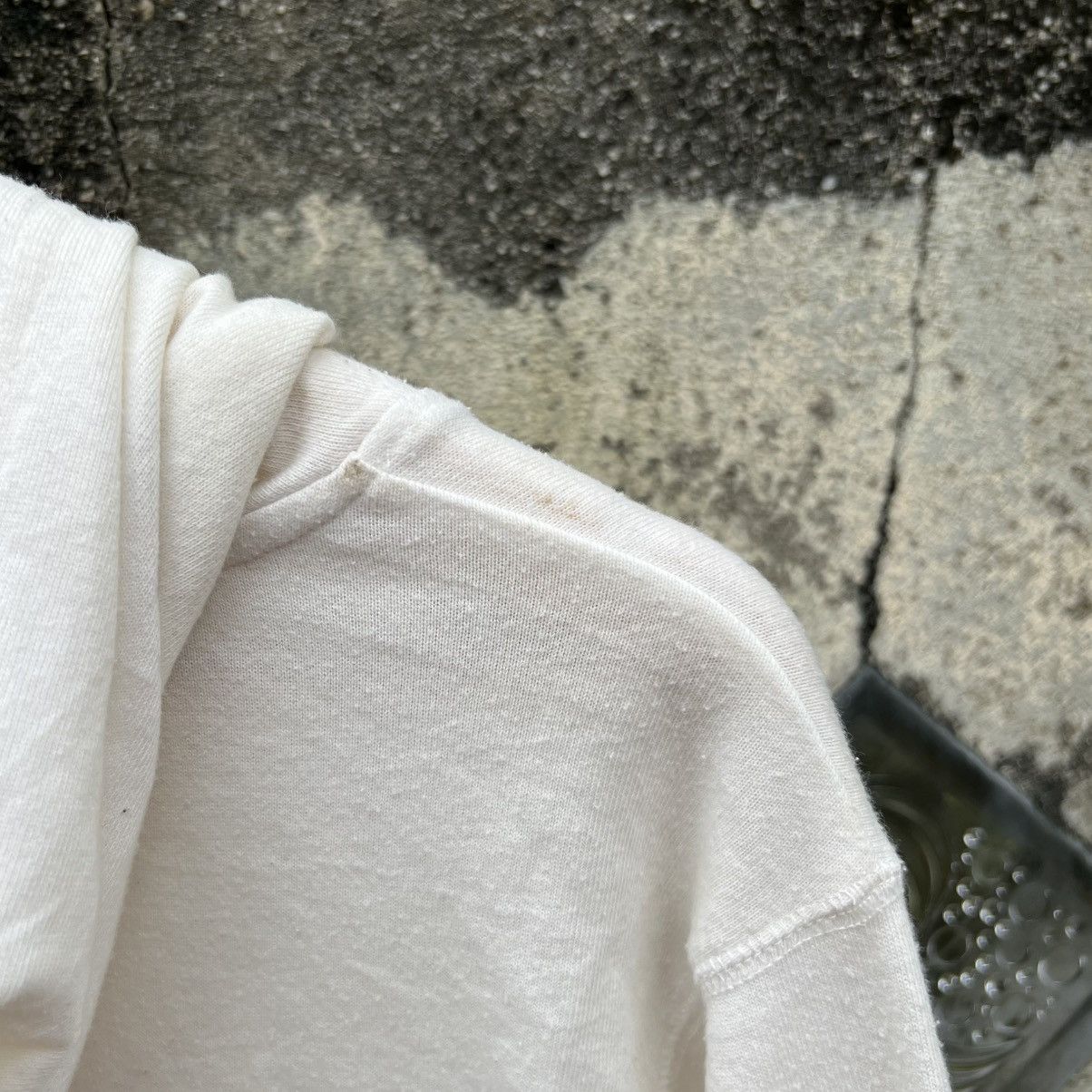 Russell Athletic “VINTAGE” TRASHED RUSSEL GRAPHIC TEE HOODIE Size US L / EU 52-54 / 3 - 21 Thumbnail