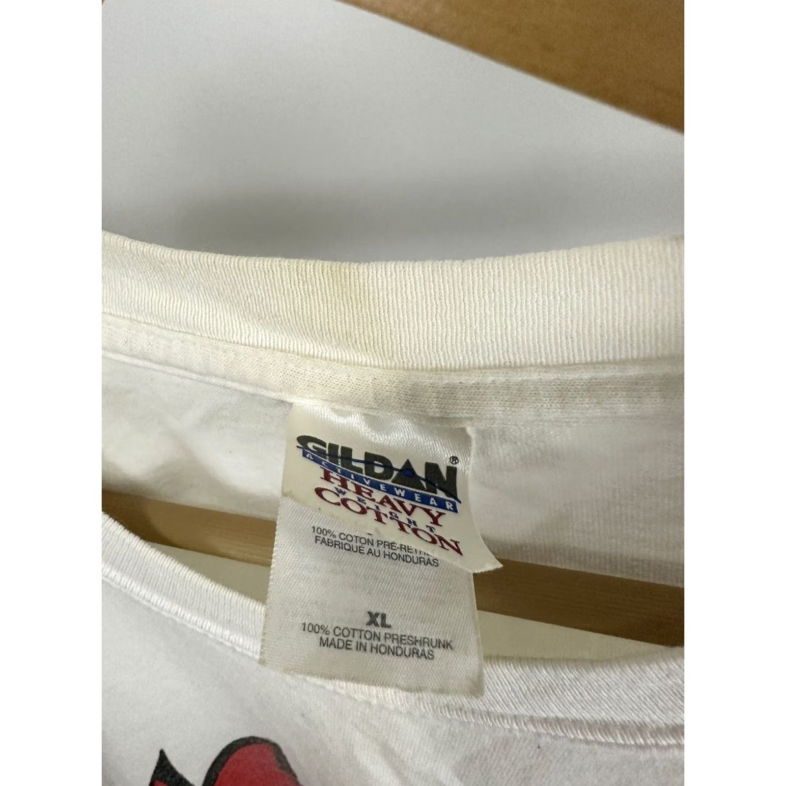 Gildan VTG Calvin Osama Bin Laden Sucks His Followers Swallow Team USA RARE T-Shirt XL Shirt Men White USA War terrorist Size US XL / EU 56 / 4 - 5 Thumbnail